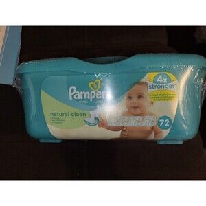 Pampers Baby Wipes Pop Up Container SEALED Refillable Baby Fresh New NIP